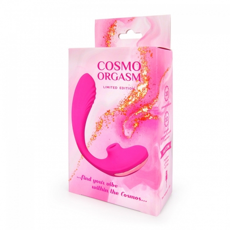Перезаряжаемый стимулятор двойного действия Cosmo Orgasm (10 режимов)