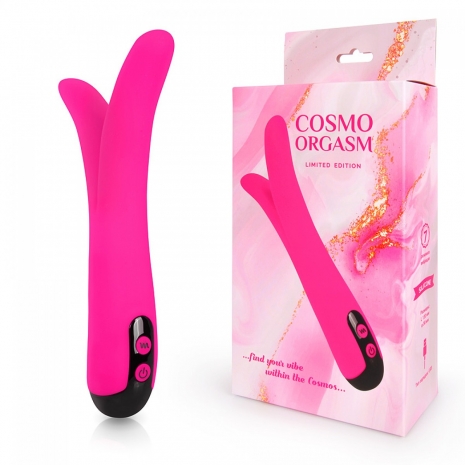 Универсальный вибромассажер с двумя моторами Cosmo Orgasm (7 режимов)