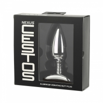 Перезаряжаемая металлическая анальная пробка на ДУ NEXUS Cestos (6 режимов)