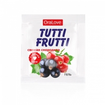 Оральный гель Tutti-Frutti со вкусом смородины (5 шт * 4 г)