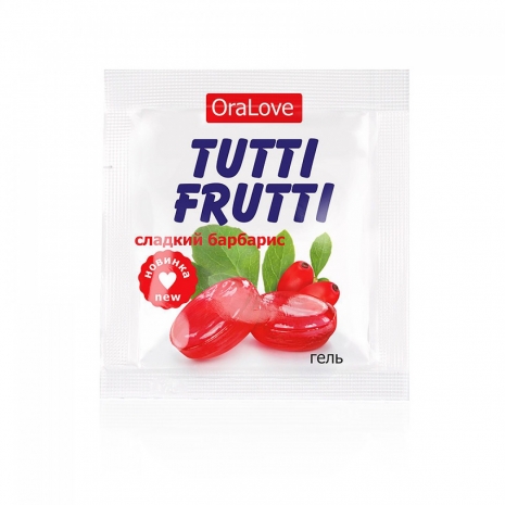 Оральный гель Tutti-Frutti со вкусом барбариса (5 шт * 4 г)