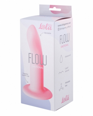 Небольшой изогнутый дилдо FLOW EMOTIONAL