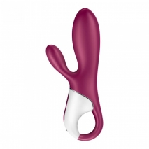 Нагреваемый перезаряжаемый вибромассажер Hot Bunny(12 режимов)