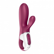 Нагреваемый перезаряжаемый вибромассажер Hot Bunny(12 режимов)
