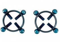 Винтовые зажимы для сосков Nipple Jewellery Blue Moon
