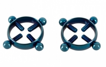 Винтовые зажимы для сосков Nipple Jewellery Blue Moon