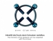 Винтовые зажимы для сосков Nipple Jewellery Blue Moon3