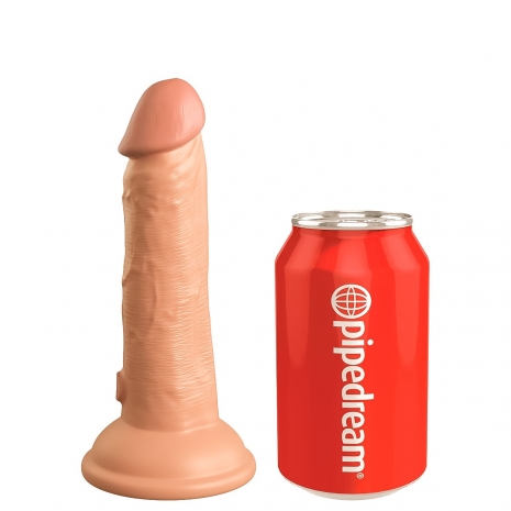 Перезаряжаемый вибратор с двойной плотностью King Cock Elite 6'' (10 режимов)