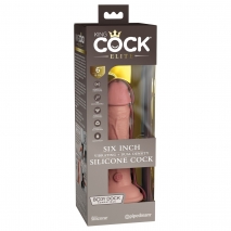 Перезаряжаемый вибратор с двойной плотностью King Cock Elite 6'' (10 режимов)