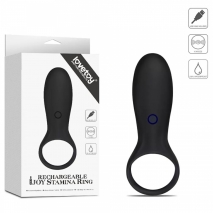 Эрекционное кольцо с вибрацией Rechargeable Joy Stamina Ring (10 режимов)