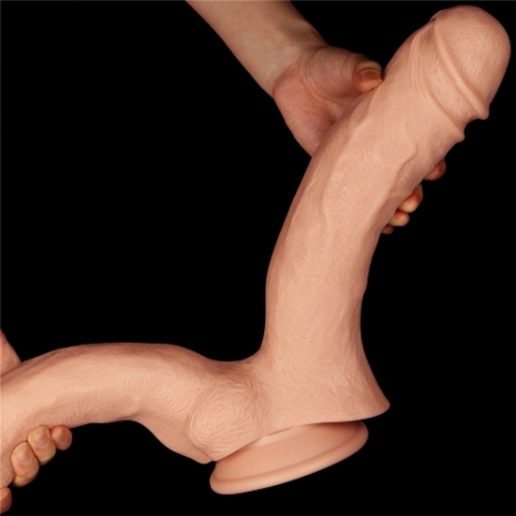 Гигантский двойной фаллос на присоске Mega Double Dildo 12''