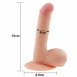 Реалистичный фалоимитатор The Ultra Soft Dude 7,5"3