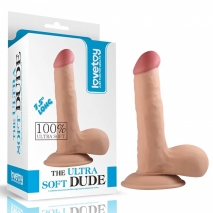 Реалистичный фалоимитатор The Ultra Soft Dude 7,5"