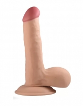 Реалистичный фалоимитатор The Ultra Soft Dude 7,5"