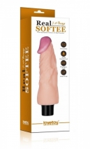 Реалистичный вибратор Real Softee 7'' (10 режимов)