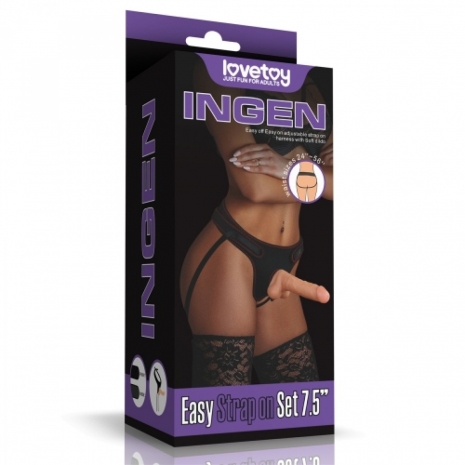 Страпон со съемным фаллосом INGEN 7.5''
