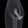 Прозрачная анальная пробка на присоске Flawless Clear 6"
