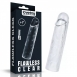 Прозрачная удлиняющая насадка на пенис Flawless Clear +1"2