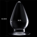 Объемная прозрачная анальная пробка Flawless Clear 4,5"3