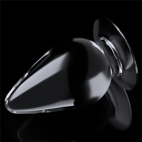 Объемная прозрачная анальная пробка Flawless Clear 4,5"