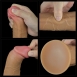 Смуглый перезаряжаемый вибро-фаллос с ротацией на ДУ Nature Cock (10 режимов)2