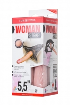 Страпон-трусики для двойного проникновения Woman Strap (вторая кожа)