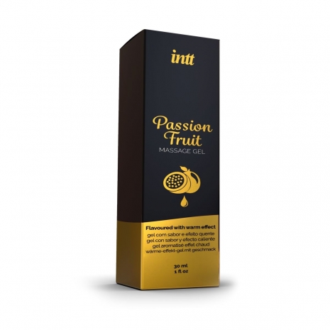 Массажный гель с согревающим эффектом INTT Passion Fruit (30 мл)