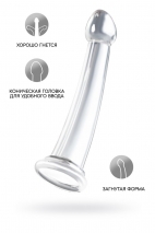 Гибкий гелевый стимулятор на присоске Jelly Dildo XL