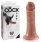 Страпон со съемным смуглым фаллосом King Cock 6"