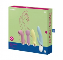 Вибромассажер с 4-мя насадками Satisfyer Marvelous Four (11+12 режимов)