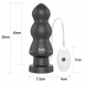 Большая анальная вибро-пробка на присоске King Sized Vibrating Anal Rigger 7.8'' (10 режимов)4