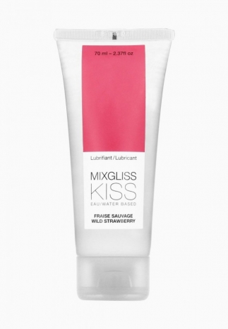 Ароматизированная смазка на водной основе MixGliss Kiss Fraise Sauvage (70 мл)