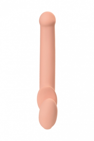Безремневой гнущийся страпон Strap-On-Me Semi-Realistic (размер M, 16 см)