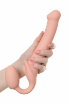 Безремневой гнущийся страпон Strap-On-Me Semi-Realistic (размер M, 16 см)