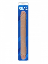 Двусторонний гибкий фаллоимитатор REAL (размер M)