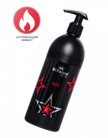 Разогревающий лубрикант на водной основе с дозатором MYLUBE HOT (500 мл)