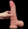 Супер реалистичный фаллос с подвижной кожей Sliding-Skin Dong 8.5''