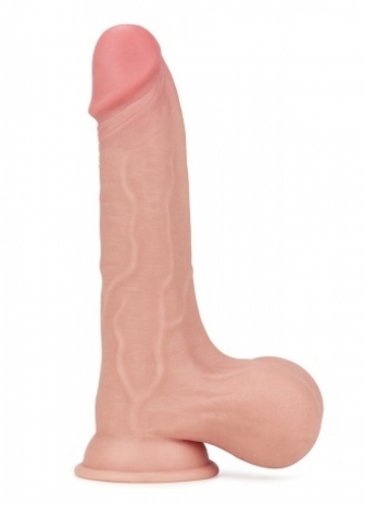 Супер реалистичный фаллос с подвижной кожей Sliding-Skin Dong 8.5''