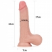 Супер реалистичный фаллос с подвижной кожей Sliding-Skin Dong 8.5''4