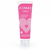 Жидкий вибратор на гибридной основе с ароматом земляники COSMO VIBRO AROMA (50 г)
