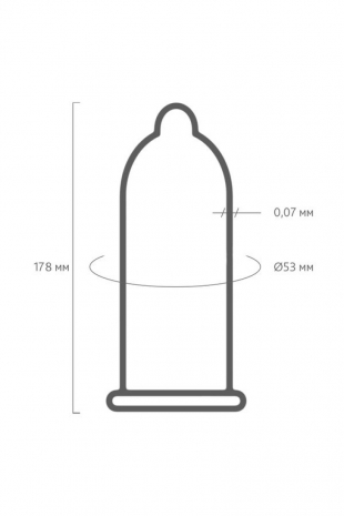 Презервативы латексные MY.SIZE ширина 53 мм (36 шт)