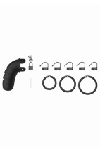 Мужской силиконовый пояс верности Cock Cage Model 09 Chastity 5.5"