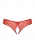 Красные контактные кружевные трусики SoftLine SM1