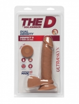 Смуглый реалистичный фаллос на присоске The D™ Perfect D 7''