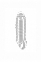Удлиняющая насадка закрытого с фиксацией на мошонке No 36 Stretchy Penis Extension