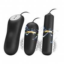 Набор с электростимуляцией Double Vibro Bullets (3+7 режимов)