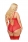 Красное контактное боди с косточками Amanda XXL