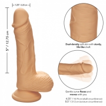Реалистичный  фаллос Dual Density Silicone Studs