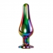 Радужная анальная пробка малая Evolved RAINBOW METAL PLUG SMALL0