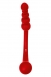 Двусторонний вибратор Black & Red by Toyfa(10 режимов вибрации)2